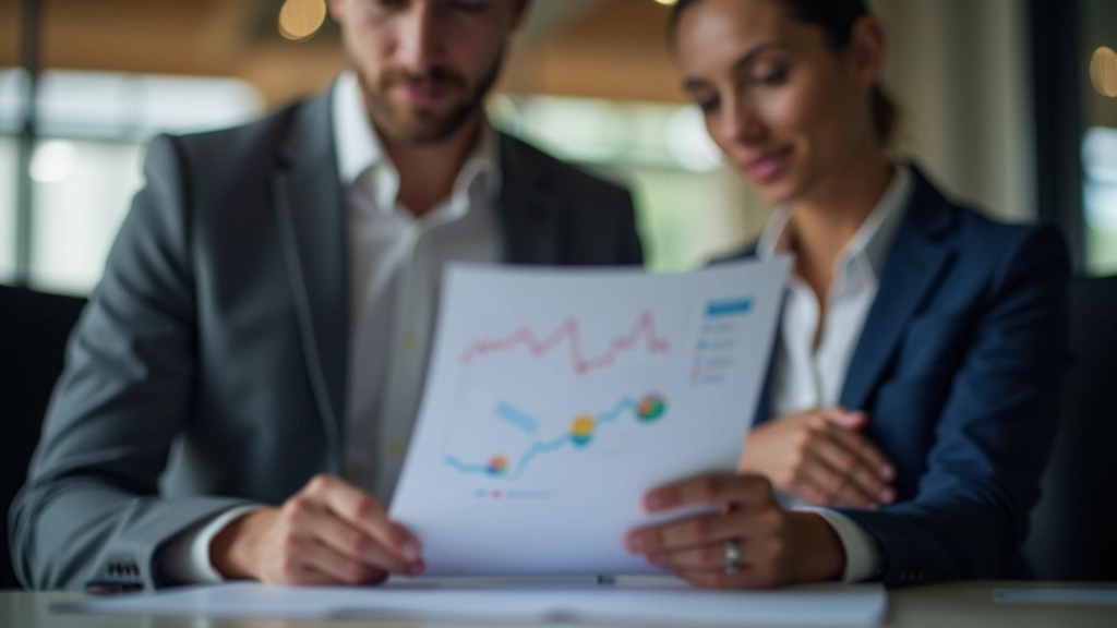 Équipe en réunion d'analyse commerciale